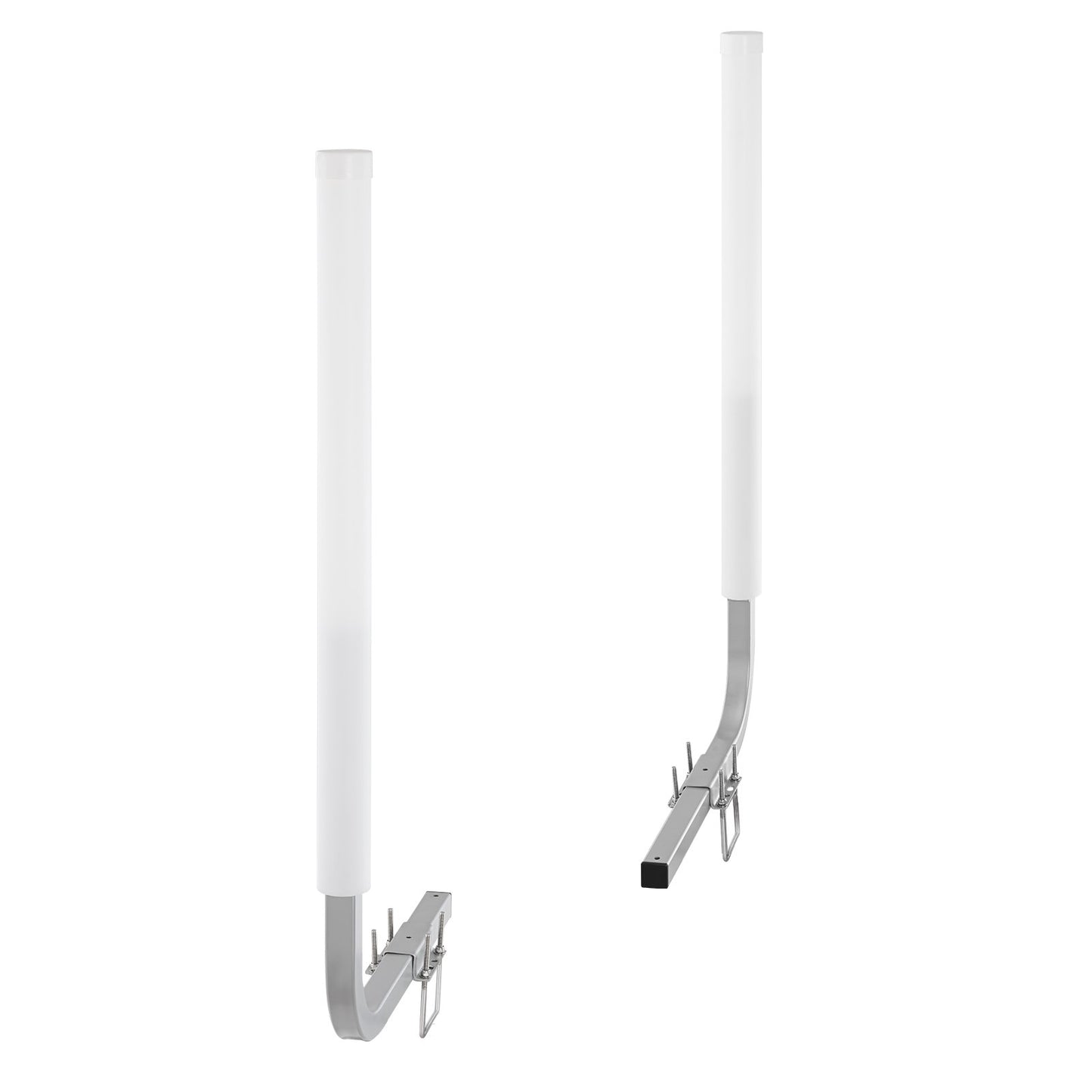 VEVOR Marine Trailer Guide Set, 60'' Flexibly Adjustable, Dual Rust-Resistant Steel Supports with PVC Covering, Ideal for Ski, Fishing, and Sailboat Transport, 2-Piece Kit 2024