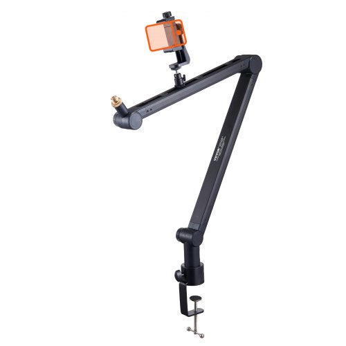 VEVOR Microphone Boom Arm with Desk Mount, 360¡ã Rotatable, Adjustable Mic Stand with 3/8 to 5/8 Adapter Port, for Recording Blue Yeti Hyperx Quadcast Blue Snowball Shure SM7B Audio Technica