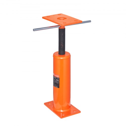 House Floor Jack, 12'-16' Height Range, 9700 lbs Max Load Capacity, Adjustable Support Beam Basement Jack Post Pole for Leveling, Lift Support Steel Telescoping Jack Post for Temporary Support