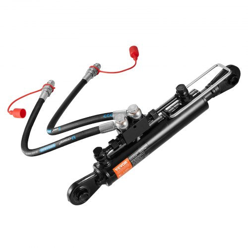 Hydraulic Top Link Cat.1-1 (8-1/4 in, 18-1/8~26-3/8 in ), Hydraulic Cylinder with 2 Hoses & G3/8' Check Valve