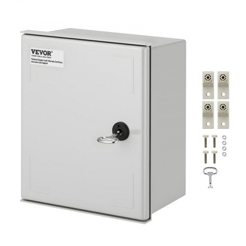 NEMA Electric Box, 12x10x6'' NEMA 4X Fiberglass Electric Enclosure, IP66 Water & Dust Resistant, Suitable for Both Outdoor & Indoor Use, Includes Mounting Plate (30x25x14 cm)