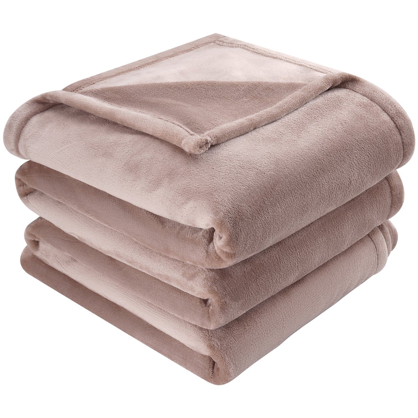 VEVOR Heated Blanket Electric Throw, 100 x 90 King Size, Soft Flannel Heating Blanket with 10 Hours Timer Auto-off & 5 Heating Levels, Dual Control, Machine Washable, ETL & FCC Certification (Beige)