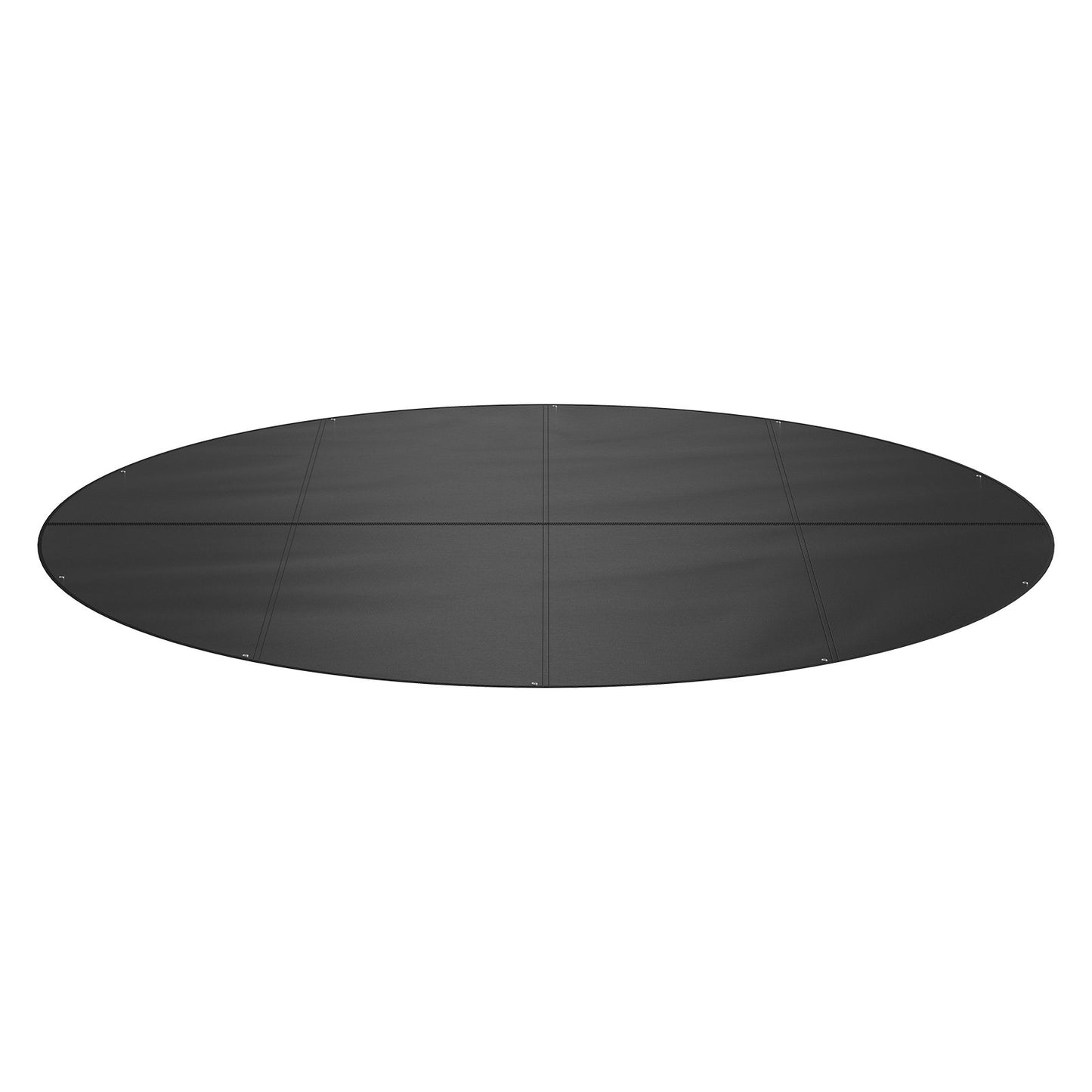 VEVOR 15 Ft Round Pool Cover, Solar Covers for Above Ground Pools, Safety Pool Cover with Drawstring Design, 420D Oxford Fabric Summer Pool Cover, Waterproof and Dustproof, Black
