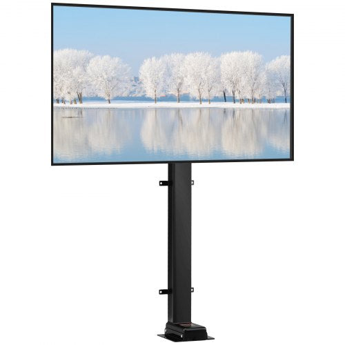 Motorized TV Lift Stroke Length 35 Inches Motorized TV Mount Fit for 32-65 Inch TV Lift with Remote Control Height Adjustable 28.7-64.2 Inch,Load Capacity 154 Lbs