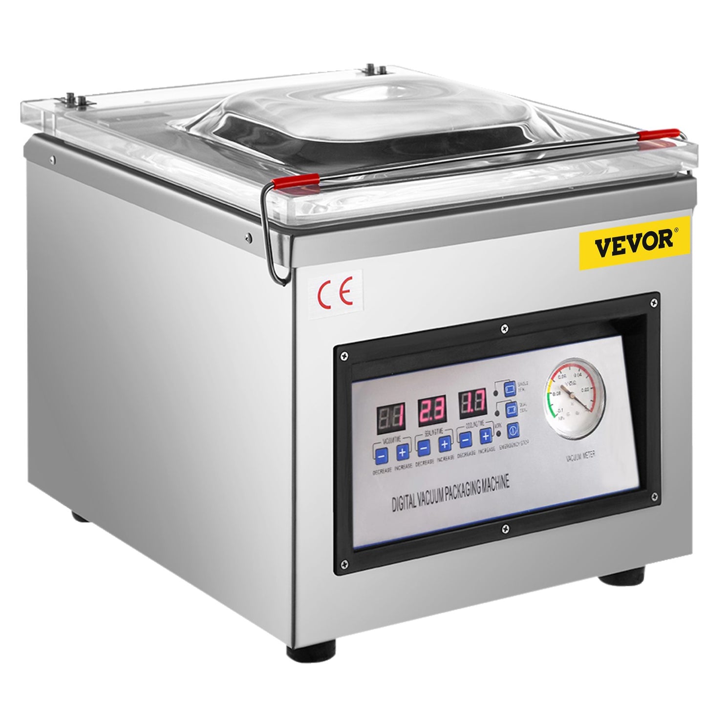 VEVOR Chamber Vacuum Sealer DZ-260C Kitchen Food Chamber Vacuum Sealer, 110V Packaging Machine Sealer for Food Saver, Home, Commercial Using