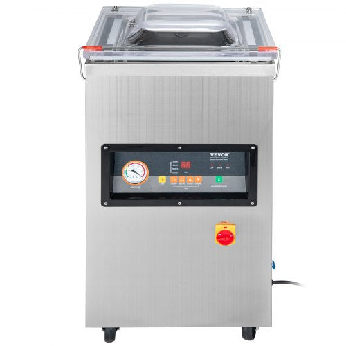 VEVOR Chamber Vacuum Sealer, 600W Sealing Power, Vacuum Packing Machine for Wet Foods, Meats, Marinades and More, Compact Size with 15.7 Sealing Length, Applied in Home Kitchen and Commercial Use
