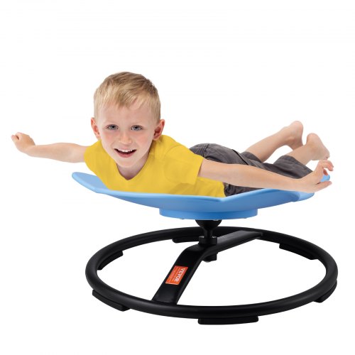 Elephant Kids Swivel Chair, 220 LBS Capacity, 360¡ã Spinning Chair, Autistic Kids Sensory Toy Chair with Non-Slip Metal Base, Toddler Sit and Spin Chair for Coordination Balance Focus Blue