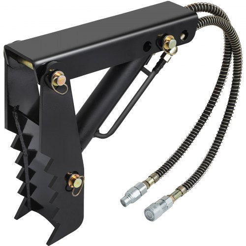 Hydraulic Backhoe Thumb, 18 inch 1/2' Thickness Heavy Duty Excavator Thumb, Black Steel Weld On Thumb Attachments with Hydraulic Cylinder, Mechanical Hydraulic Thumb for Backhoe/Excavator