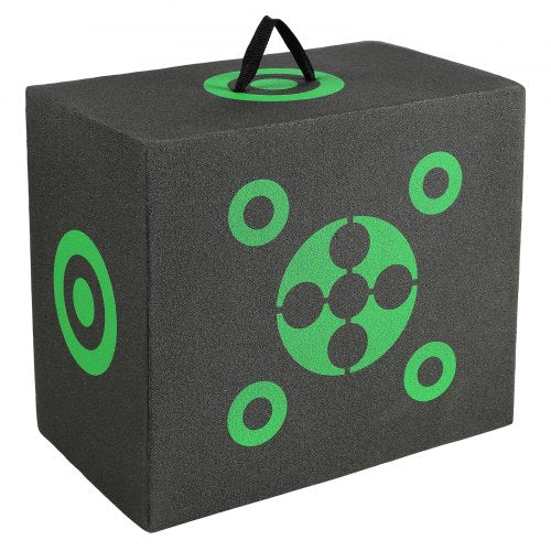 Archery Target, 16'x18' All-side Shotting Archery Arrow Target, Outdoor Portable Archery Target with Carry Handle, Easy Arrow Removal, Great Visibility, Lightweight, Easy to Transport, Black
