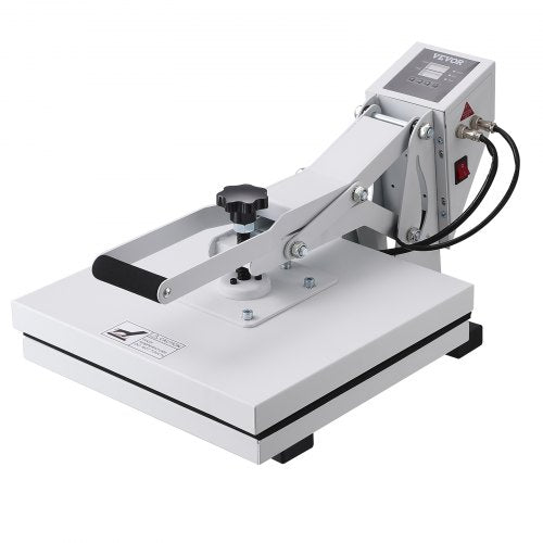 Heat Press, Heat Press Machine for T-Shirt, Fast Heating, High Pressure Heat Press 15x15, Power Digital Industrial Sublimation Printer for Heat Transfer Vinyl, Easy to Use, White