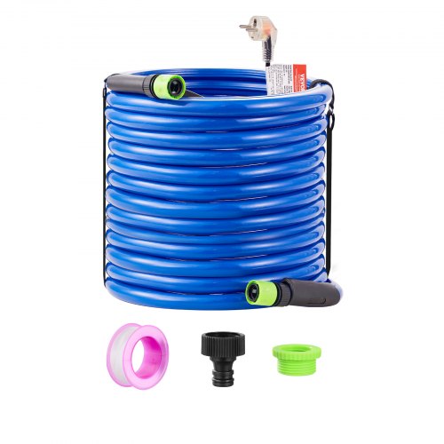100ft Heated Water Hose for RV, Heated Drinking Water Hose Antifreeze to -45¡ãF, Automatic Self-regulating, 5/8' I.D. with 3/4' GHT Adapter, Lead and BPA Free