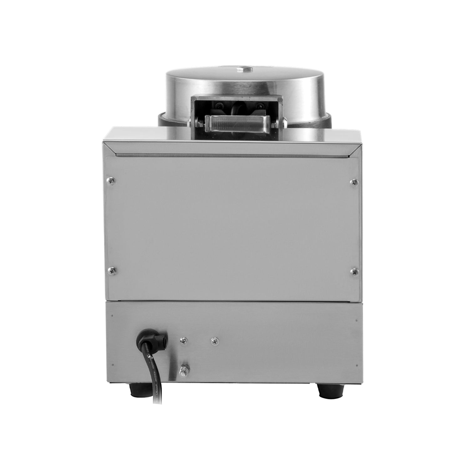 VEVOR 110V Commercial Round Waffle Maker Nonstick Rotated 1100W Electric Waffle Machine Stainless Steel Temperature and Time Control Suitable for Bakeries Snack Bar Family