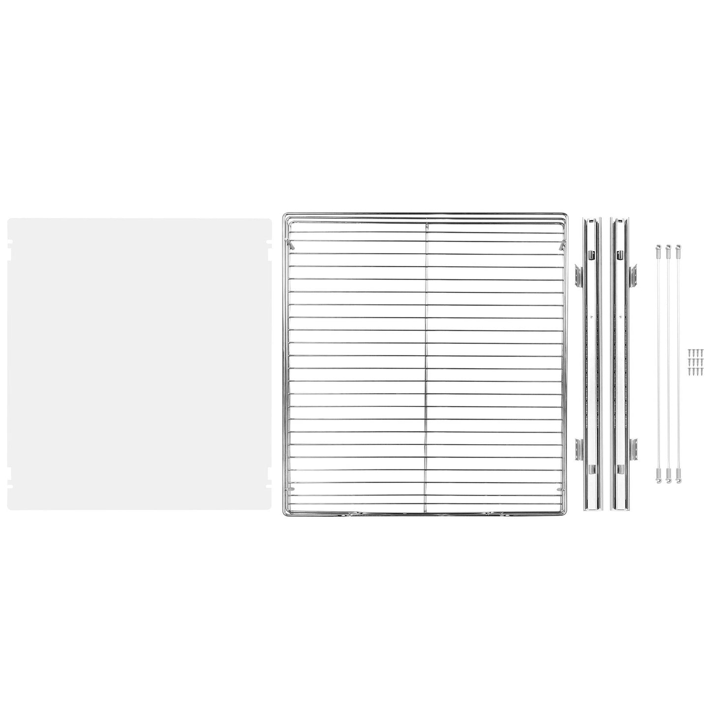 VEVOR 20W x 21D Pull Out Cabinet Organizer, Heavy Duty Slide Out Pantry Shelves, Chrome-Plated Steel Roll Out Drawers, Sliding Drawer Storage for Home, Inside Kitchen Cabinet, Bathroom, Under Sink