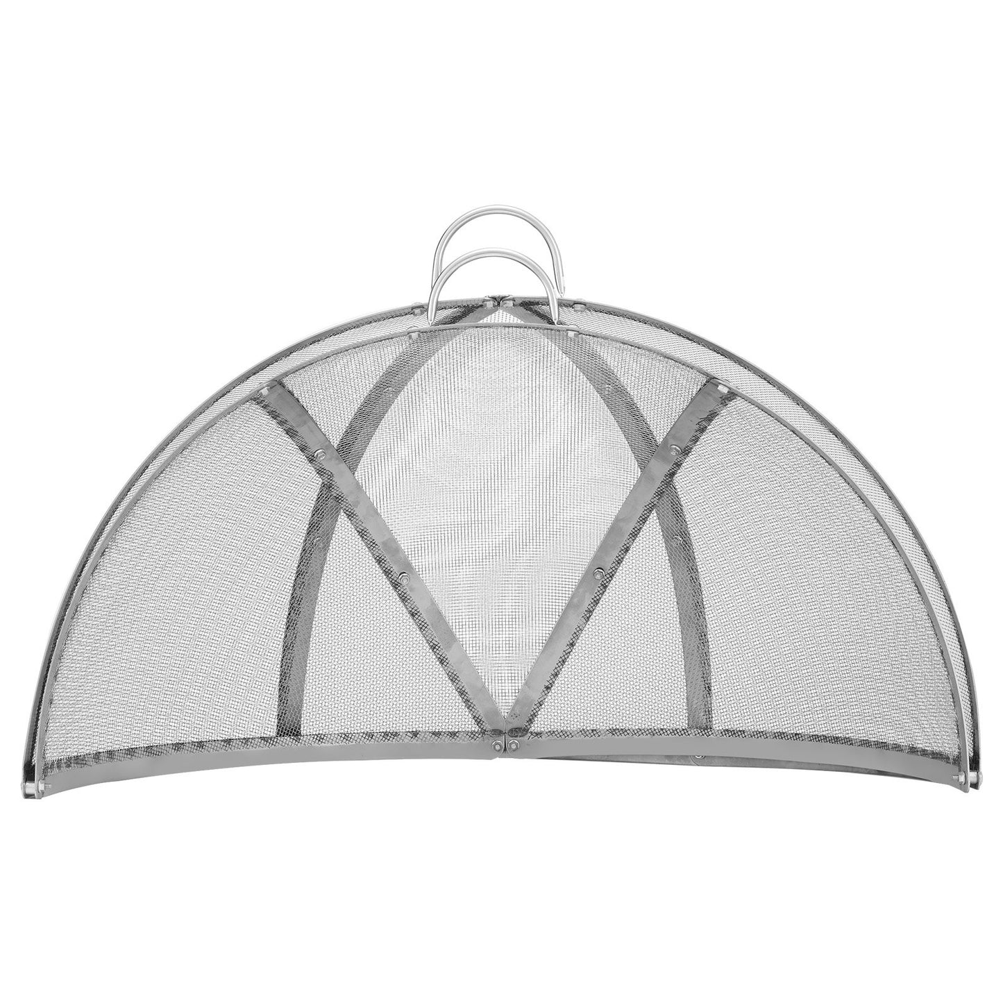 VEVOR Firepit Spark Screen Lid, 36 Diameter, Outdoor Firepit Ring Cover Round Accessories, Fire Pit Metal Cover, Easy-Opening Stainless Steel Fire Ring Covers for Outdoor Patio Fire Pits Backyard