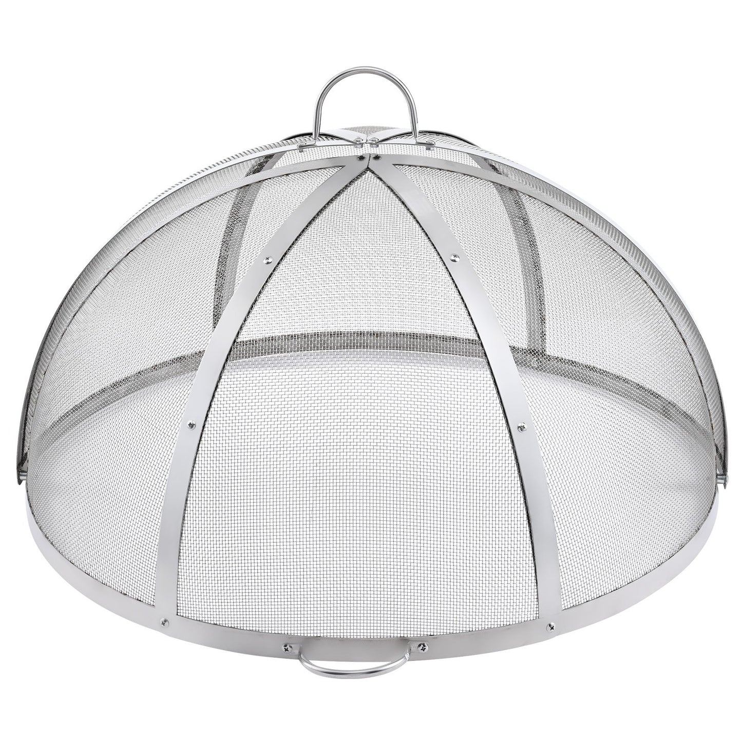 VEVOR Firepit Spark Screen Lid, 36 Diameter, Outdoor Firepit Ring Cover Round Accessories, Fire Pit Metal Cover, Easy-Opening Stainless Steel Fire Ring Covers for Outdoor Patio Fire Pits Backyard