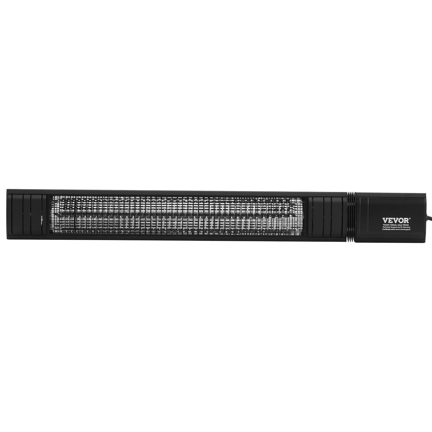 VEVOR Infrared Heater, 1500W Remote Control Electric Space Infrared Heater, Carbon Infrared Outdoor Heater with 9 Speeds & 24h Timer, for Porch,Patio,Dining Room,Studio,Backyard,Garage, Wall Mount