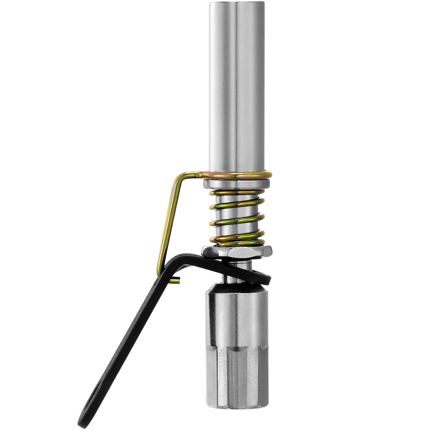 VEVOR Grease Gun Coupler, 10000 PSI High Pressure, 6-Jaw Locking, Quick Release Grease Gun Tip with Hose/Zerk Fittings Cleaner, Compatible with All Grease Guns 1/8 NPT Grease Fittings for Automobiles