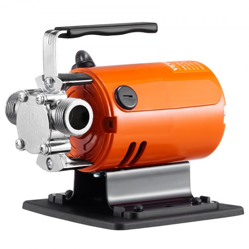 Water Transfer Pump, 120V AC 360 GPH 1/10 HP, Portable Electric Utility Pump with 6 ft Suction Hose Kit, Carbon Brushes, Impeller, Suction Strainer, for Garden, Rain Barrel, Pool, Pond, Aquarium