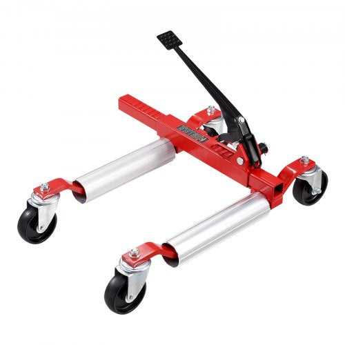 Wheel Dolly, Max Capacity 1500 Lbs Car Dolly, Car Jack Dolly Lifter with 360¡ã Rotatable Wheels, Heavy Duty Vehicle Positioning Ratchet Tire Jack, for Vehicle Car Auto Repair Moving