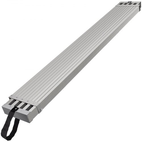 Telescoping Aluminum Work Plank, 8-13 Feet 500lbs Capacity, 12.5 inch Width Aluminum Scaffold Plank,Extension Staging Plank with Skid-Proof Platform Scaffold Ladder Accessory