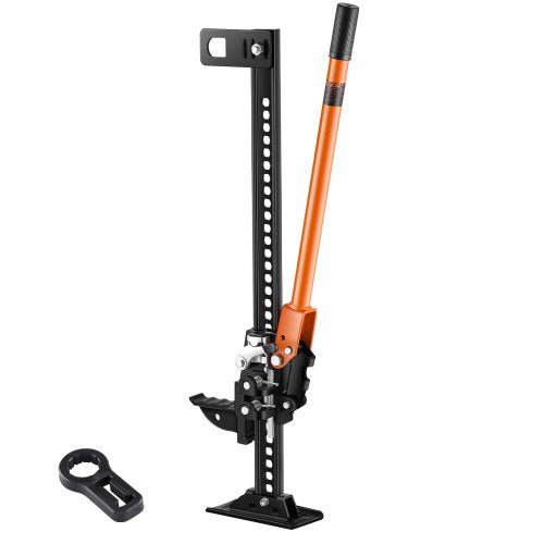 Farm Jack, 33' Utility High Lift Farm Jack, 3.18 Ton (7,000 lbs) Capacity Ratcheting Off Road Utility Jacks, Heavy-Duty Lift Jacks with 5.12'-28' Lifting Range for Tractor, Truck, SUV