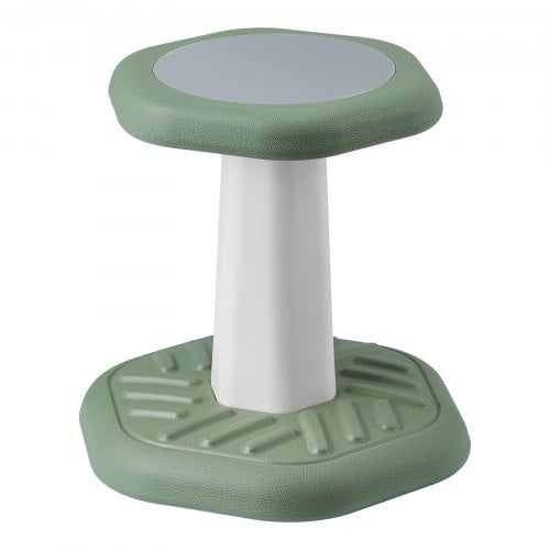 Kids Wobble Chair Active Chair  with Sponge Cushion, Wobble Stool Improves Focus, Posture and Calm Children, Ideal for Schools and Preschools, Age 3-7, Green