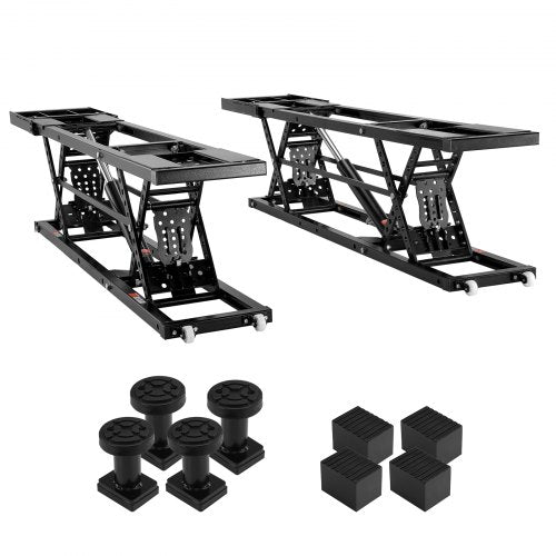 Car Lift, 7,000 LBS Capacity Portable Car Lift, with Extended-Length Plates, 26.8' Max. Height, Heavy-duty Carbon Steel Truck Lift with 120V Power Unit, Auto Car Jack Lifts for Home Garage Shop