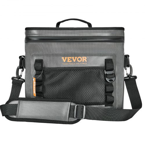 Soft Cooler Bag, 24 Cans Soft Sided Cooler Bag Leakproof with Zipper, Waterproof Soft Cooler Insulated Bag, Lightweight & Portable Collapsible Cooler for Beach, Hiking, Picnic, Camping, Travel