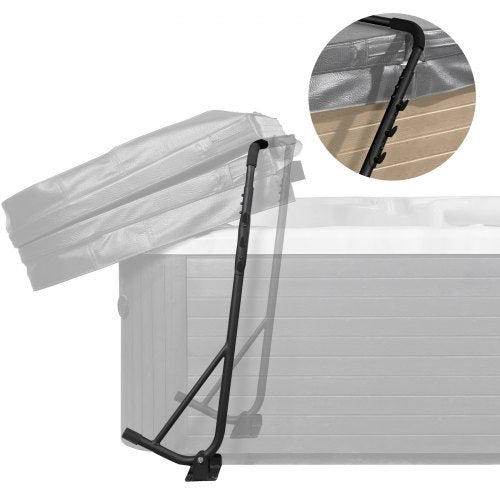 Hot Tub Cover Lift, Spa Cover Lift, Height 31.5' - 41.3' Width 57' - 92.5' Adjustable, Installed Underneath on Both Sides, Suitable for Various Sizes of Rectangular Bathtubs, Hot Tubs, Spa
