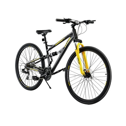 VEVOR?Mountain?Bike,?29 inch MTB?Bicycle?with?Full?Dual?Suspension,?24 Speeds?Twist?Shifting, Comfort?Saddle, Dual?Disc?Brakes,?Aluminum?Alloy Frame, Adult?Sport?Cycling?Bicycle?for?Men?Women?Trail?Snow