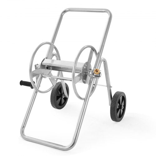 VEVOR Hose Reel Cart, Hold Up to 175 ft of 5/8¡¯¡¯ Hose (Hose Not Included), Garden Water Hose Carts Mobile Tools with Wheels, Heavy Duty Powder-coated Steel Outdoor Planting for Garden, Yard, Lawn