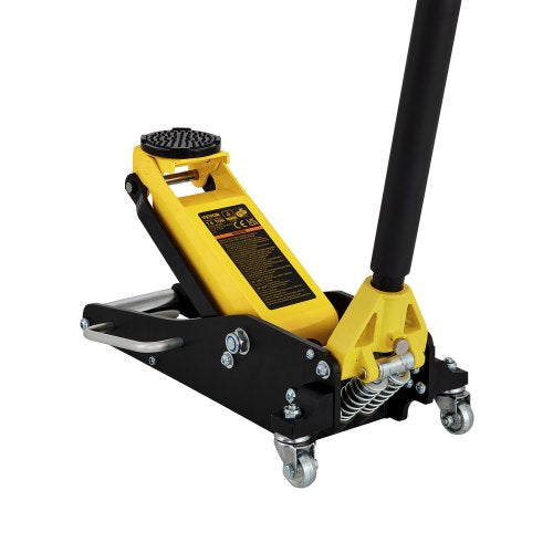 Floor Jack, 1.5 Ton Low Profile Floor Jack, Aluminum and Steel Racing Floor Jack with Dual Pistons Quick Lift Pump, Floor Jack Lifting Range 3-3/20'-14-10/27'