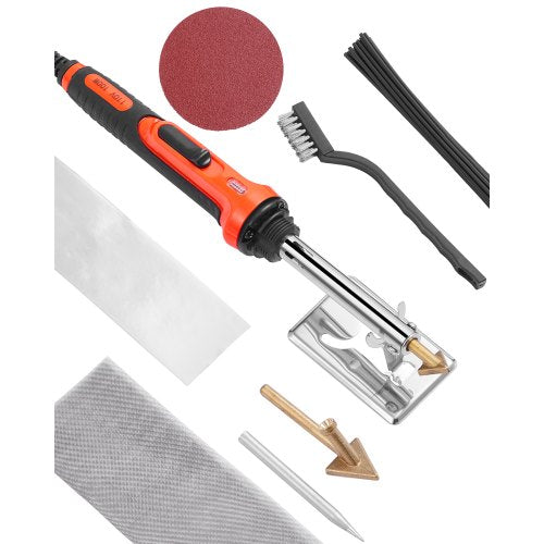 Plastic Welder Kit, 60W/100W Dual-Power Plastic Welding Soldering Iron with 3 Welding Tips and 20 Welding Rods, Professional Plastic Repair Welding Tool for Car Bumper, Kayaks, Toys, Electronics