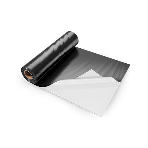 10 Mil Plastic Sheeting Heavy Duty 10' x 100', Thick Plastic Sheeting Roll, Plastic Drop Cloth Painters Tarp Covering for Crawl Space Vapor Barrier, Black and White Double-Sided, Multi-Purpose