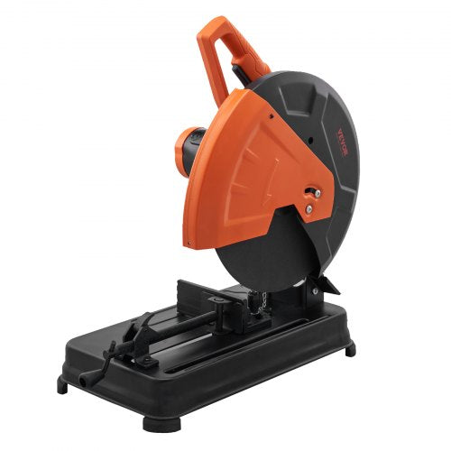 Abrasive Chop Saw, 14'/355mm Blade Diameter Cut Off Saw, 2300W 3600RPM Steel Cutting Machine, 0-45¡ã Adjustable Angle Miter Saw for Cutting Metal Cutting Chop Saw for Steel/Rebar/Iron/Aluminum