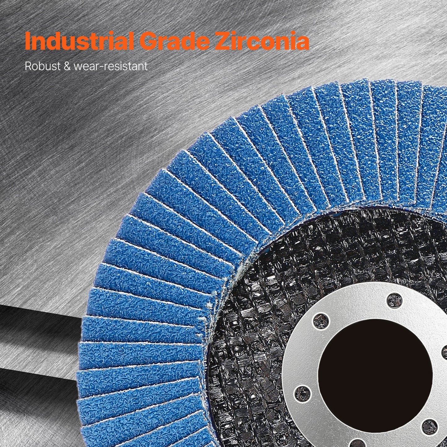 VEVOR Flap Discs 4-1/2 x 7/8 Sanding Disc for Angle Grinder 40 Grit 10 Packs