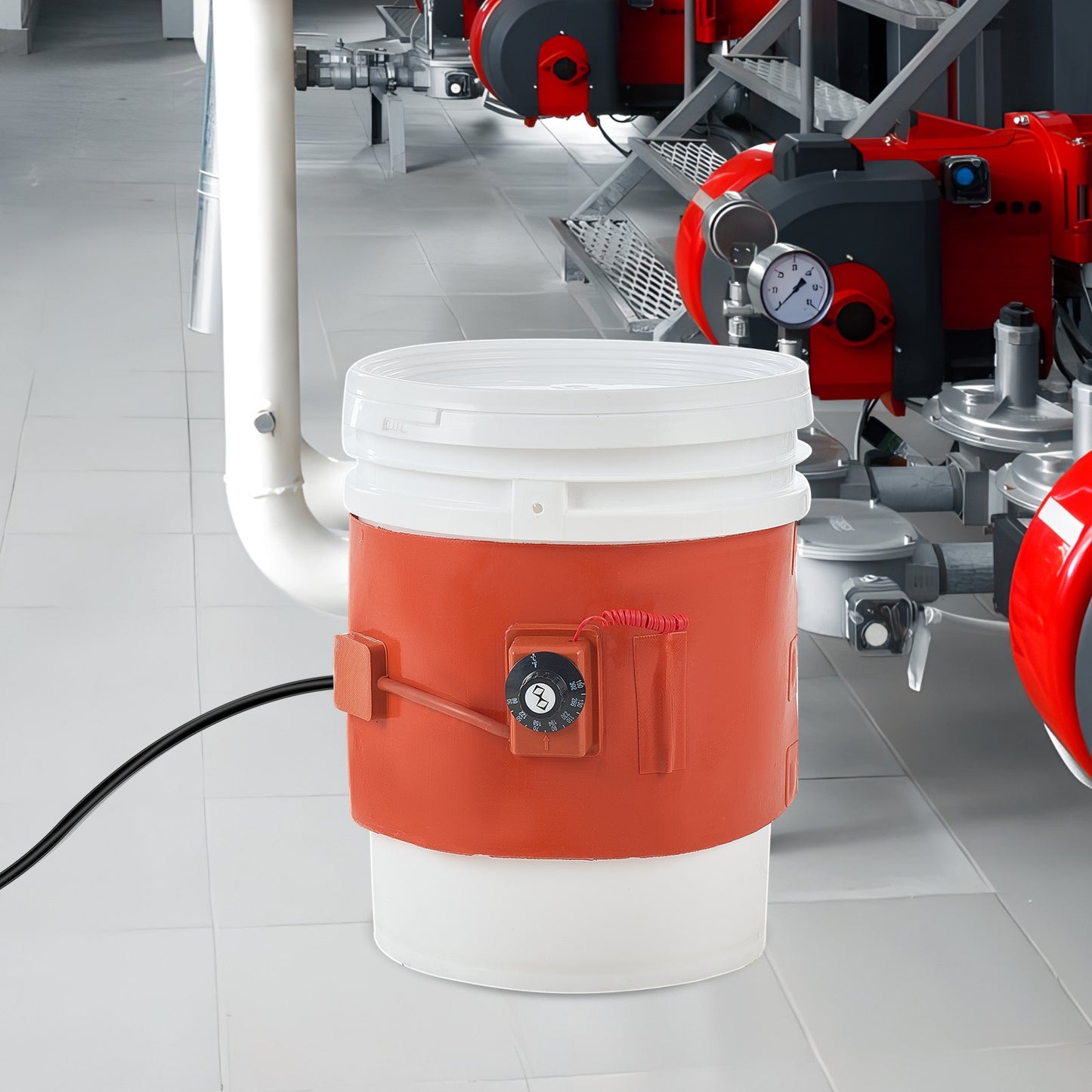 VEVOR 5 Gallon Metal Drum Heater 800 Watt 7.75 inch Width86-302¨H Adjustable