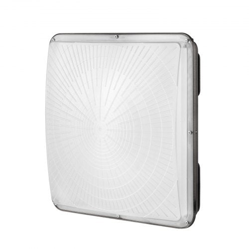 LED Canopy Light, 150W, 16500LM 5000K Daylight Commercial Industrial Outdoor Canopy Light, 12.4' x 12.4' Surface Mount Ceiling Lighting for Gas Station Warehouse Garage Street Shop Hotel, IP65