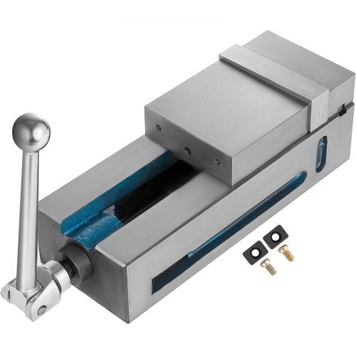 Milling Vise 4'/100mm,Bench Clamp Vise Nodular Cast Iron Material,Clamping Vise Clamping Force 19KN Max, Milling Machine Vise