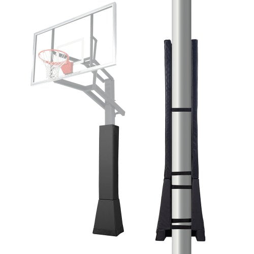 Basketball Pole Pad, 64' Tall and 2' Thick Heavy Duty Wrap Around Pole Padding, Fits 6x6 - 7x7 inch Diameter Square Pole, All-weather Waterproof Protective Pad for Basement Garage Playground