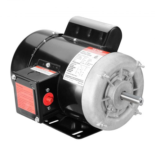 0.75HP Electric Motor 1725 rpm, AC 115V/230V, 56 Frame, Air Compressor Motor Single Phase, 5/8' Keyed Shaft, CW/CCW Rotation for Agricultural Machinery and General Equipment