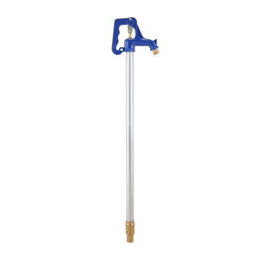 Frost Proof Yard Hydrant, 3.22FT Freeze-Proof Outdoor Faucet with 12' Bury Depth, 3/4' NPT Pipe Connection & 3/4' NH Hose Coupling, No Lead Freezeless Hydrant for Yard Garden Farm Irrigation