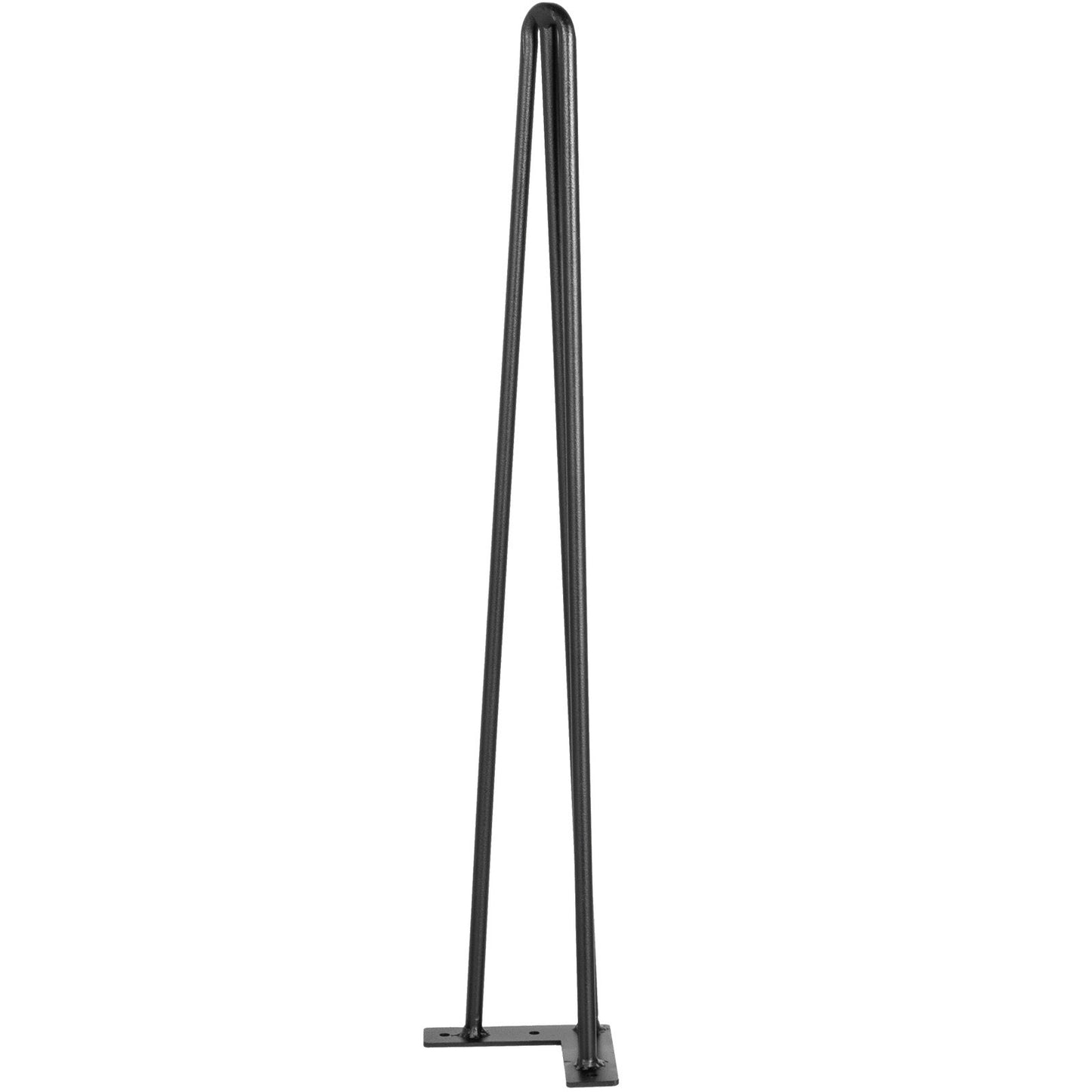 VEVOR Hairpin Table Legs 16 Black Set of 4 Desk Legs 880lbs Load Capacity (Each 220lbs) Hairpin Desk Legs 3 Rods for Bench Desk Dining End Table Chairs Carbon Steel DIY Heavy Duty Furniture Legs