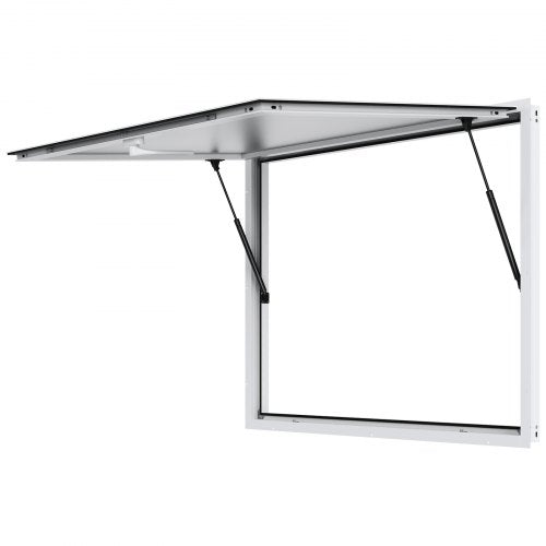 Concession Window for Food Truck, 48'x36' Aluminum Alloy Food Truck Service Window, Up to 85 Degrees Stand Serving Window with Awning Door & Drag Hook,  for Food Trucks Concession Trailers