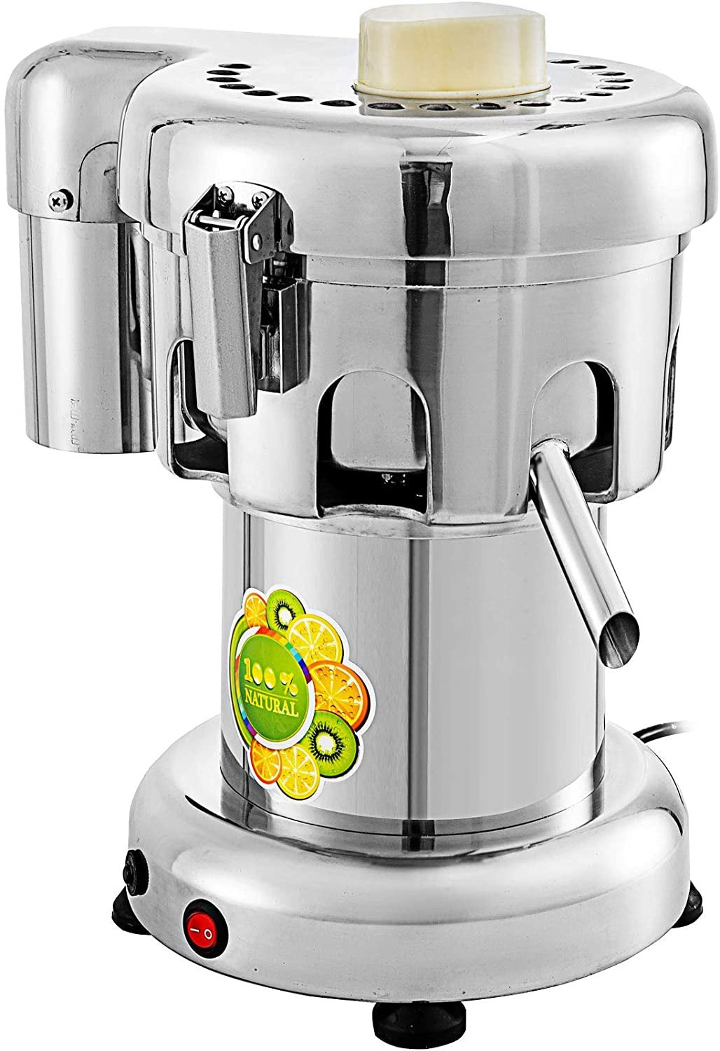 VEVOR Commercial Juice Extractor Heavy Duty Juicer Aluminum Casting and Stainless Steel Constructed Centrifugal Juice Extractor Juicing both Fruit and Vegetable