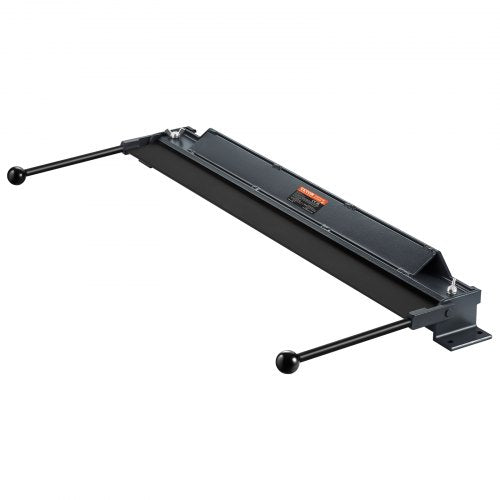 Box and Pan Brake, 48-Inch, 0-130 Degrees Sheet Metal Bending Brake, Portable Mini Metal Bender with 20 Gauge Low Carbon Steel 14 Gauge Aluminum Capacity Power Handle, for Metal Bending