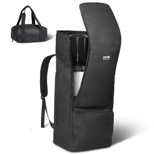 Telescope Case, 29.9', Telescope Storage Backpack with Secure Strap, Pockets and Cozy Shoulder Traps, Shock-Absorbent Telescope Carrying Case for Optical Tube & Tripod, Counterweight Pocket
