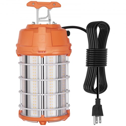 LED Portable Work Lamp, 150W, 20000lm, 5000K Durable & Water-Resistant, Linkable up to 6 Units, Ceiling or Stand Job Site Illumination for Both Indoor & Outdoor Use