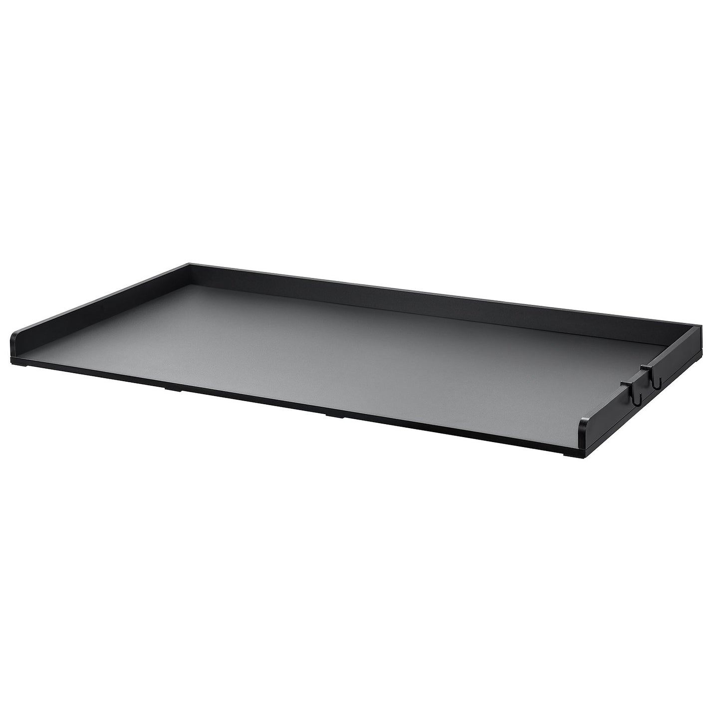 Washer Dryer Countertop, 27.5 Depth x 54 Width, Washer Dryer Wood Top for Laundry Room Organization with Edge Rails(Black)