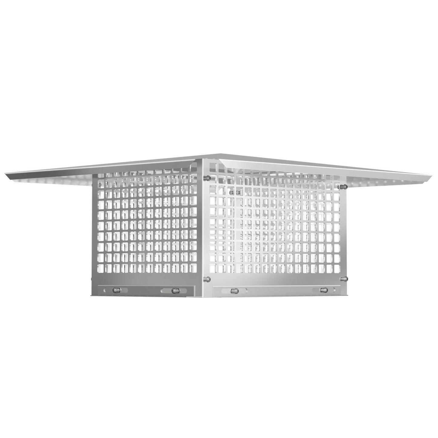 VEVOR Chimney Cap, 17 x 21 Flue Caps, 304 Stainless Steel Fireplace Chimney Cover, Adjustable Metal Spark Arrestor with Bolts Screws, Mesh Chimney Flue Cover for Outside Existing Clay Flue Tile